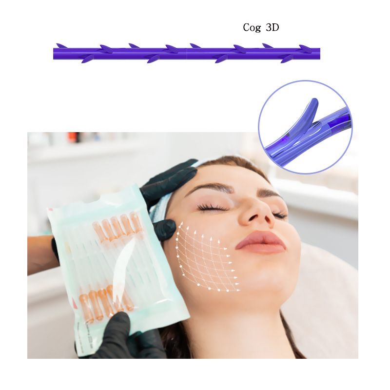 19g 21g 23g cheeks lifting cog 3d face pdo thread