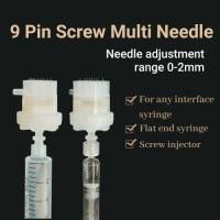 high quality cheek lip augmentation injection 9 pin multi needle with negative pressure