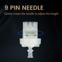 0-2 mm Adjusting length 9pin multi needle for syringe