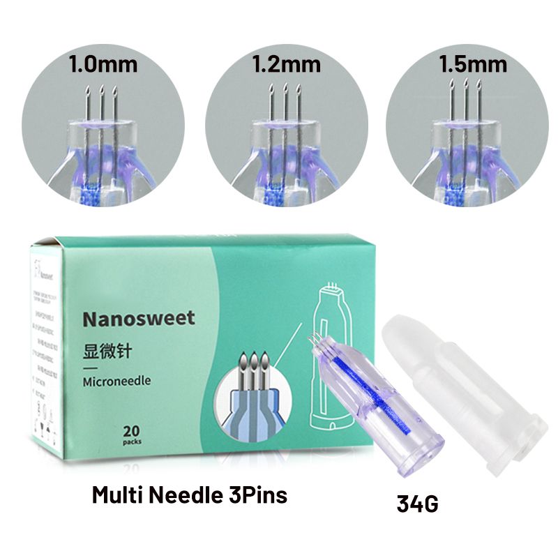 wholesale mesotherapy injection crystal 3 pin multi needle