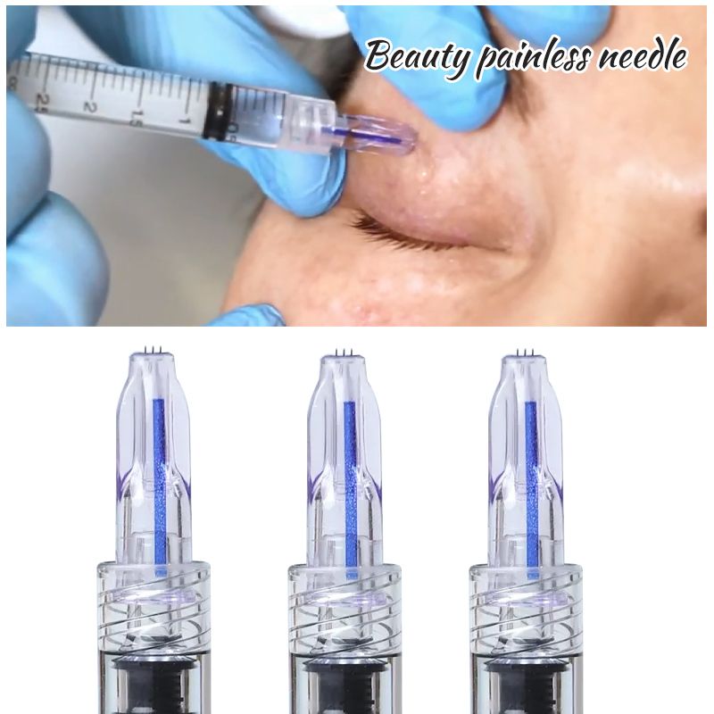 Wrinkle remover skin tightening injection Microneedle 3 Pin Needle