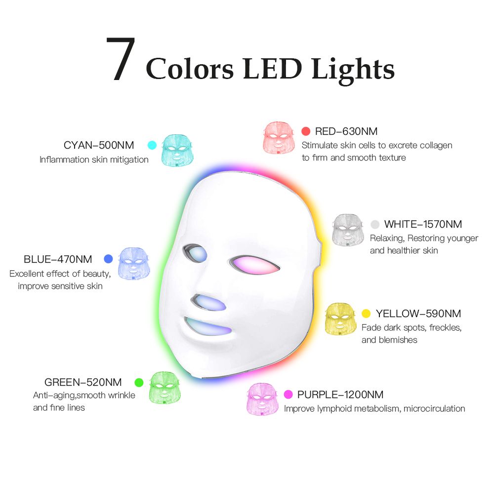 professional light therapy beauty acne led face mask