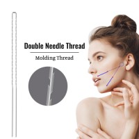 Reduce forehead wrinkle eyebrow lift cog 4d cones cog molding double needle thread