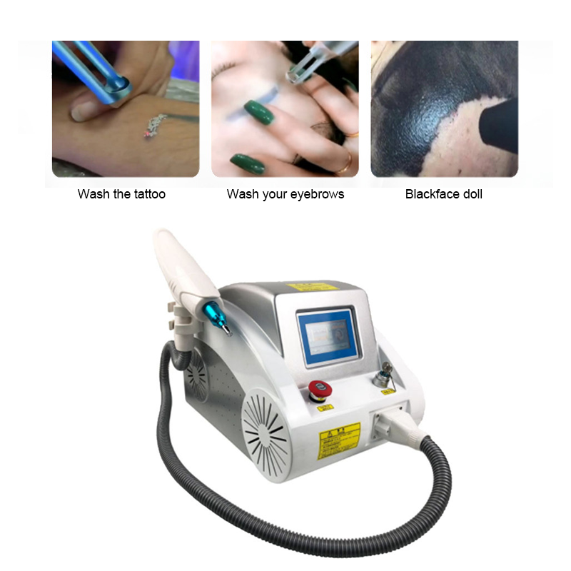 1064 nm 532nm long pulse nd yag laser tattoo removal machine