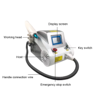 1064 nm 532nm long pulse nd yag laser tattoo removal machine