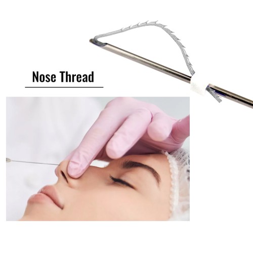 Nasal ridge lift tip treatment L 19g pcl nose thread