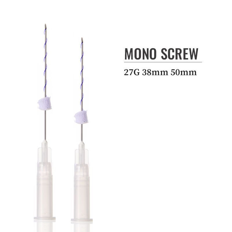 Disposable mono screw 26G 27G pdo face lifting thread