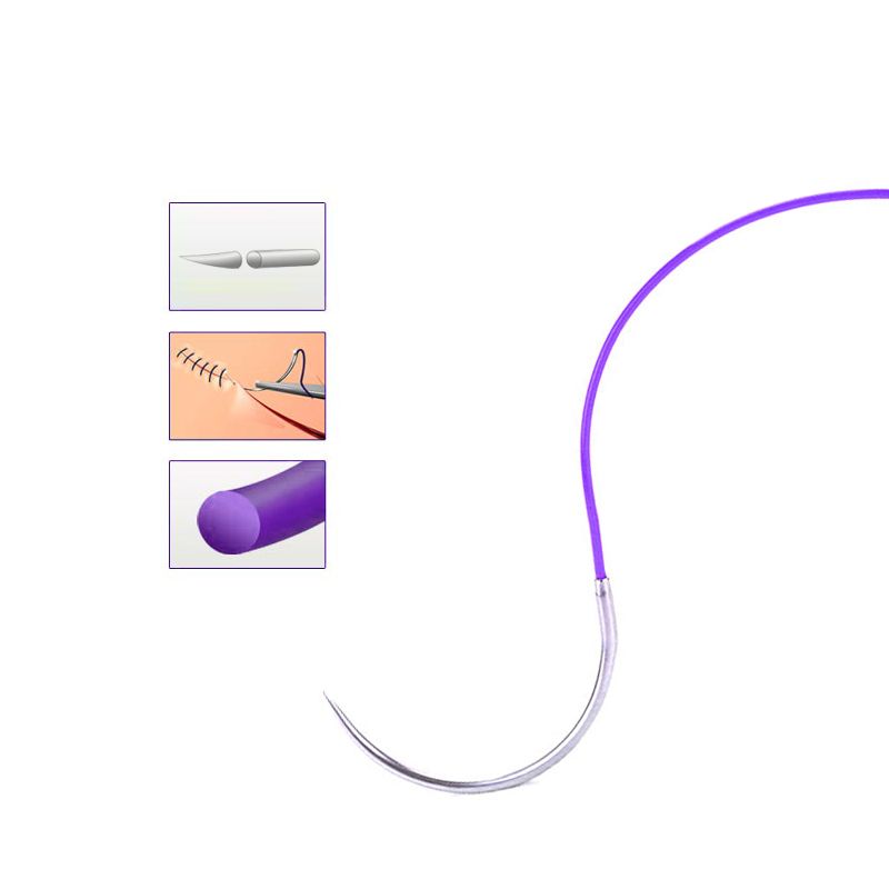 absorbable sterile PDO materials surgical sutures with needle