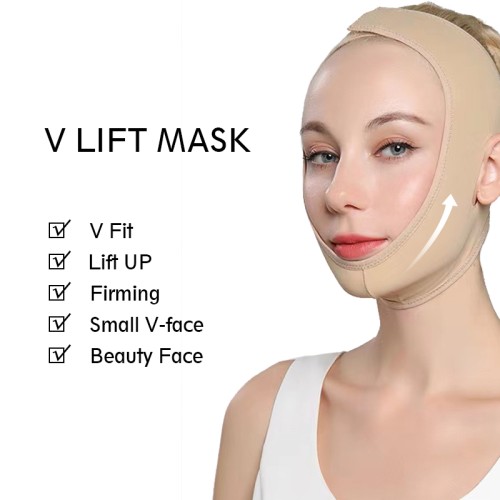 2024 double chin reducer v line face lifting belt bandage