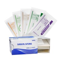 absorbable sterile PDO materials surgical sutures with needle