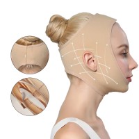 2024 double chin reducer v line face lifting belt bandage