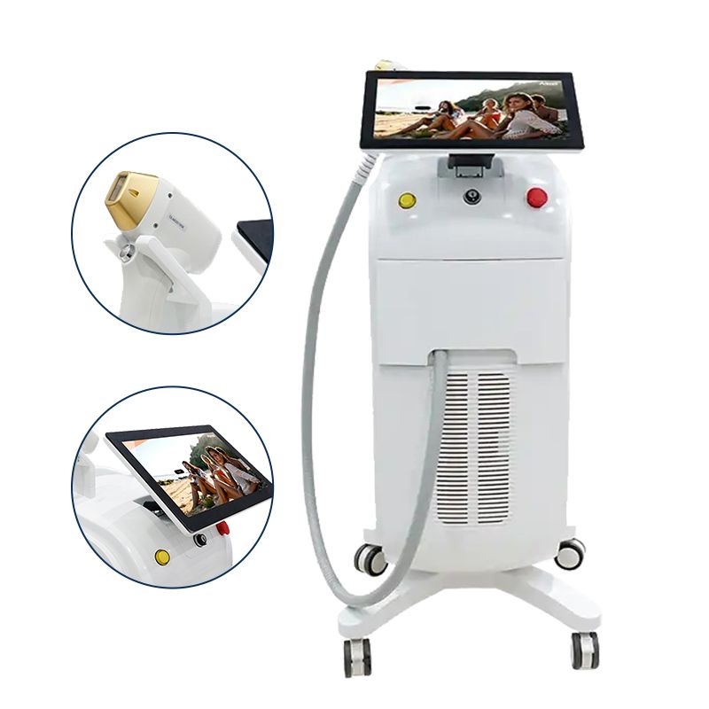 755nm 1064nm 808nm painless laser permanent hair removal machine