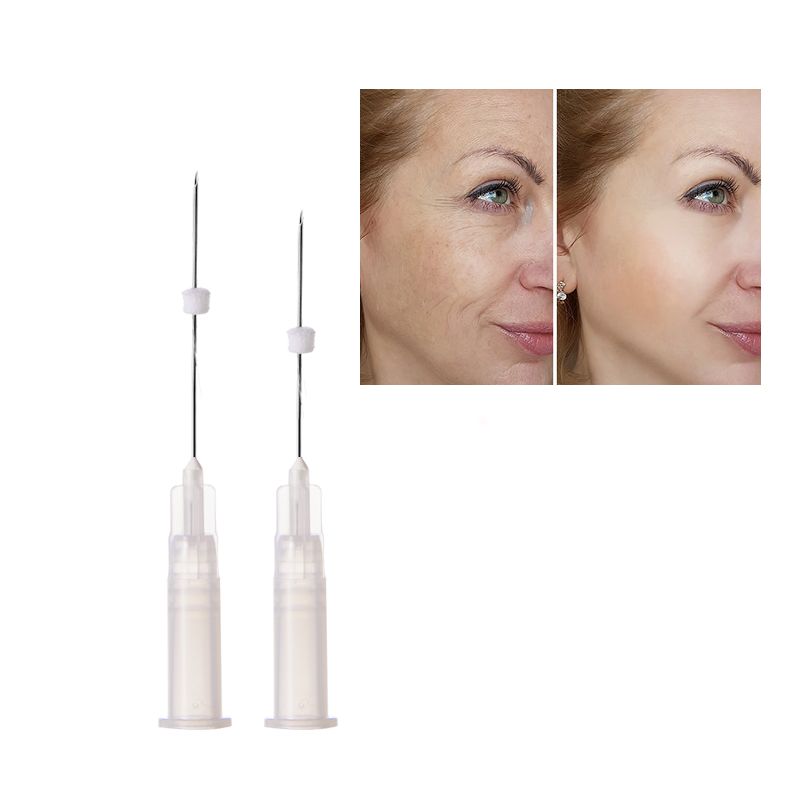 absorbable skin firming face lifting sharp needle mono plla threads