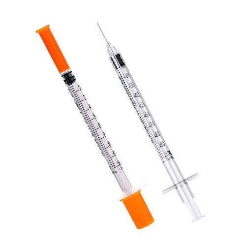 medical grade pp ultra-fine needle stainless steel insulin syringe